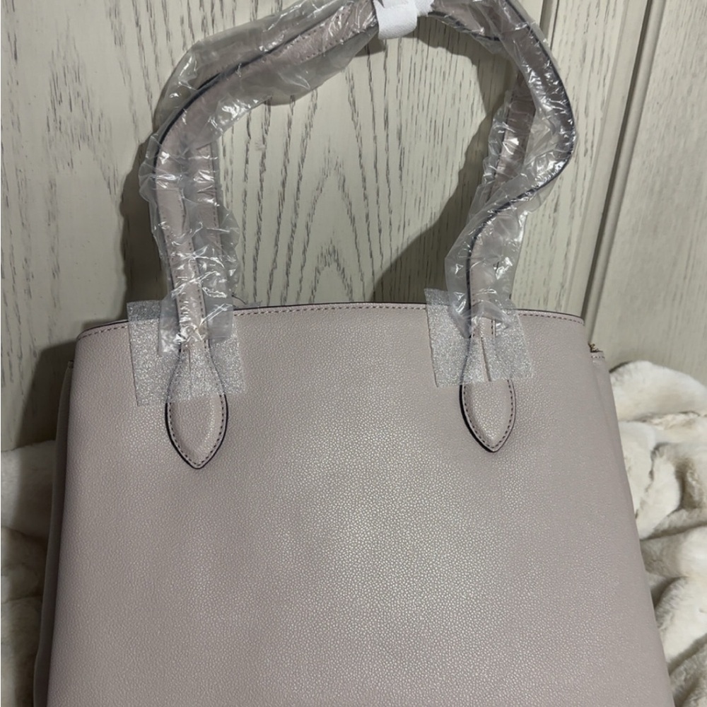 Nine West Cement Color Tote Bag - Picture 4 of 13